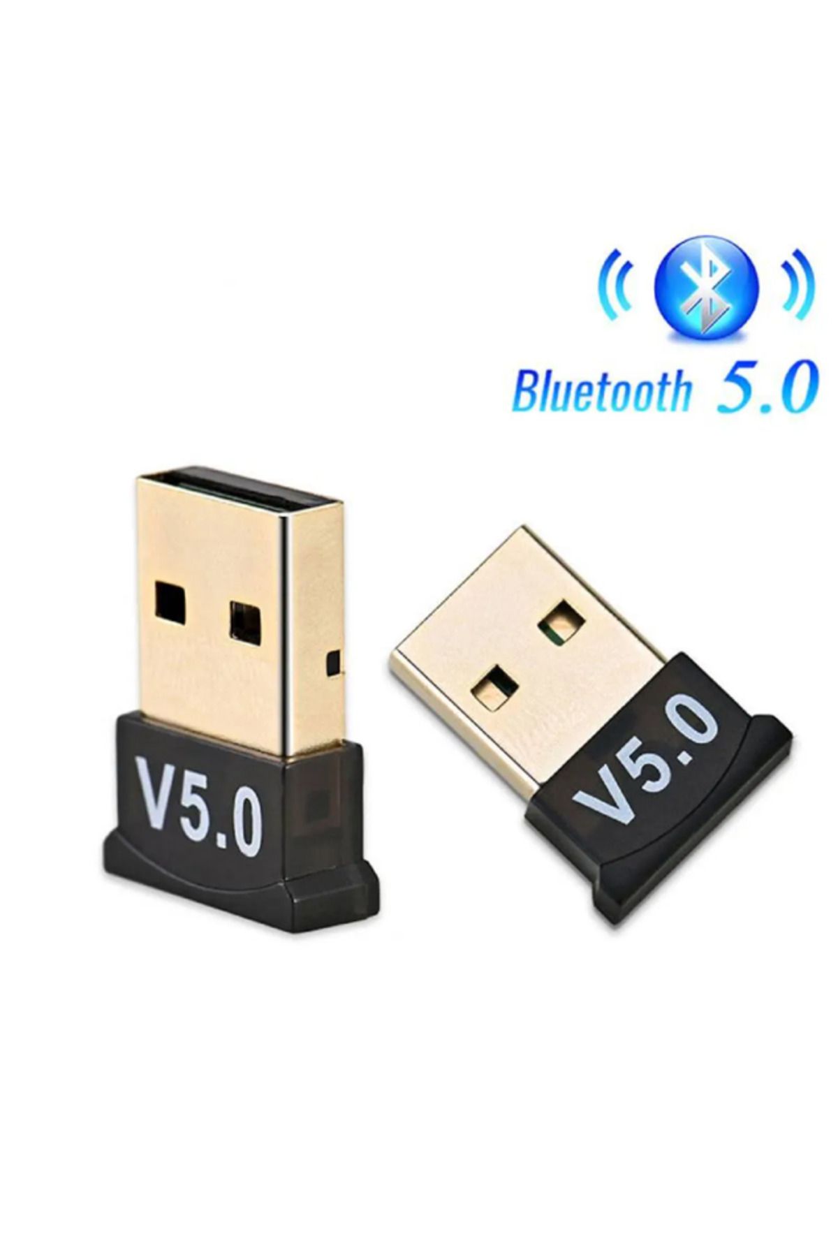 İstanbul Teknoloji-Mini V5.0 Usb Bluetooth Dongle 5.0 Compatible Bluetooth Adapter Plug and Play 2