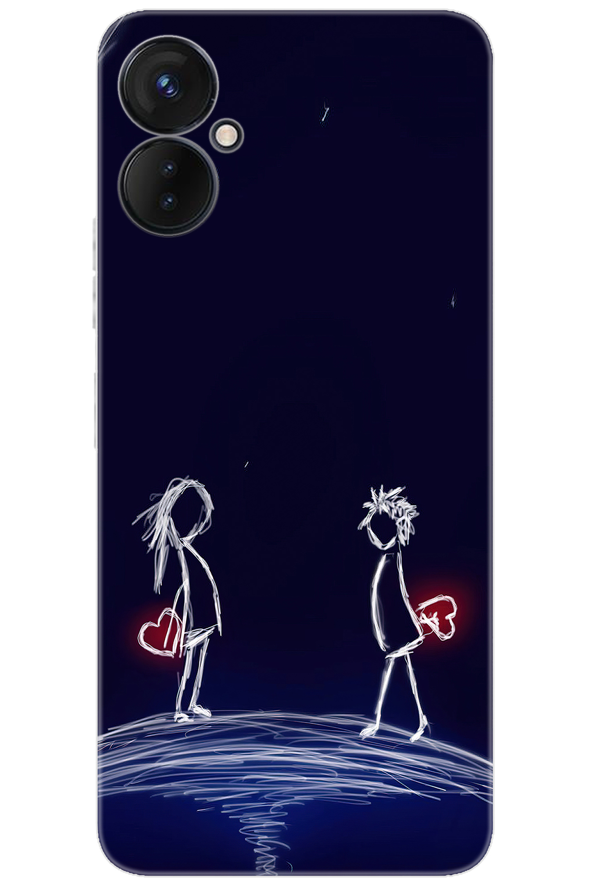 Spark 9 PRO (KH7n) Compatible Sheath Pattern Printed Silicone Love Design NGO:306 CP-lTn2n25