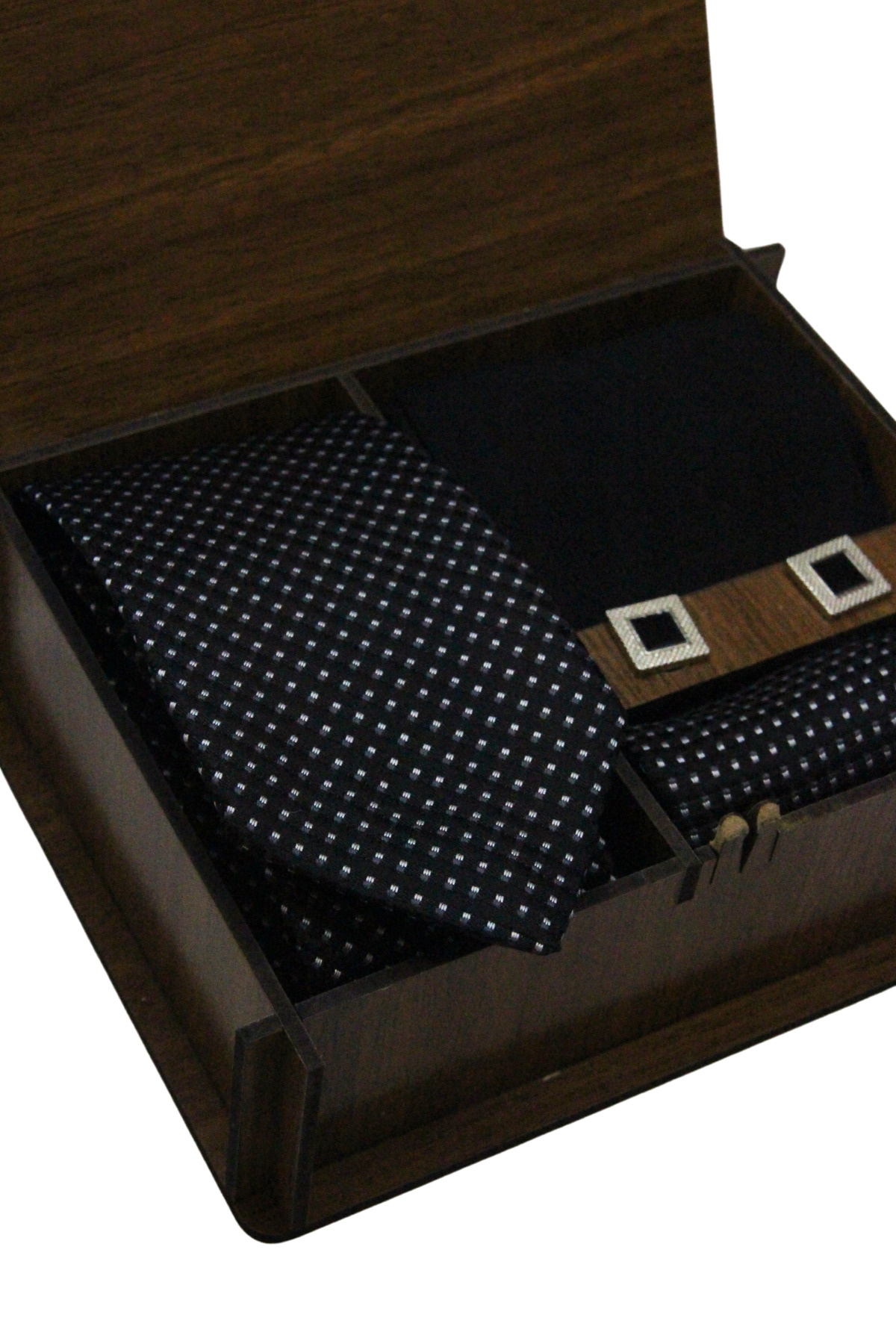 کراوات مردانه مشکی Elegante Cravatte | KTLPRM4 اورجینال - تصویر 4