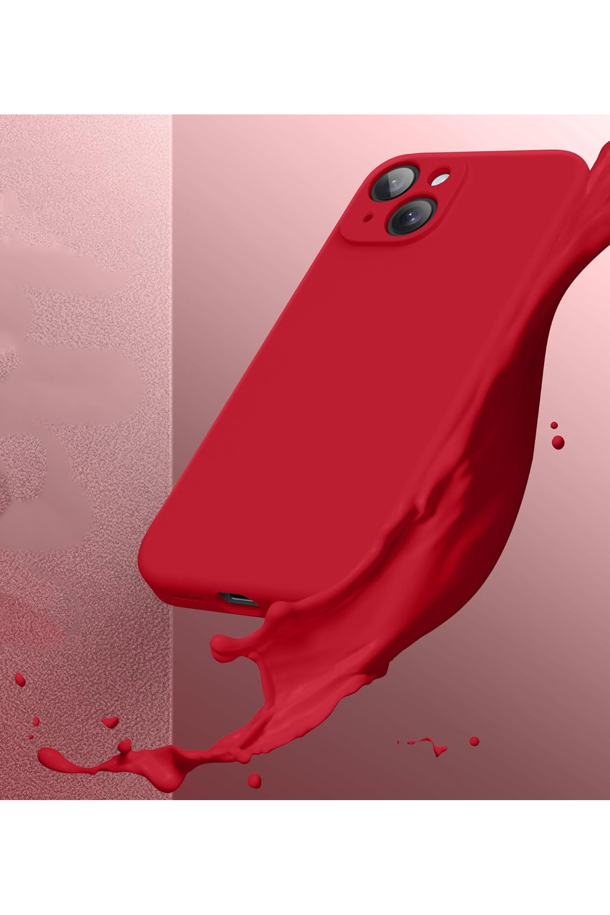 İphone 13 Uyumlu Içi Kadifeli Kamera Korumalı Lansman Kılıf 2