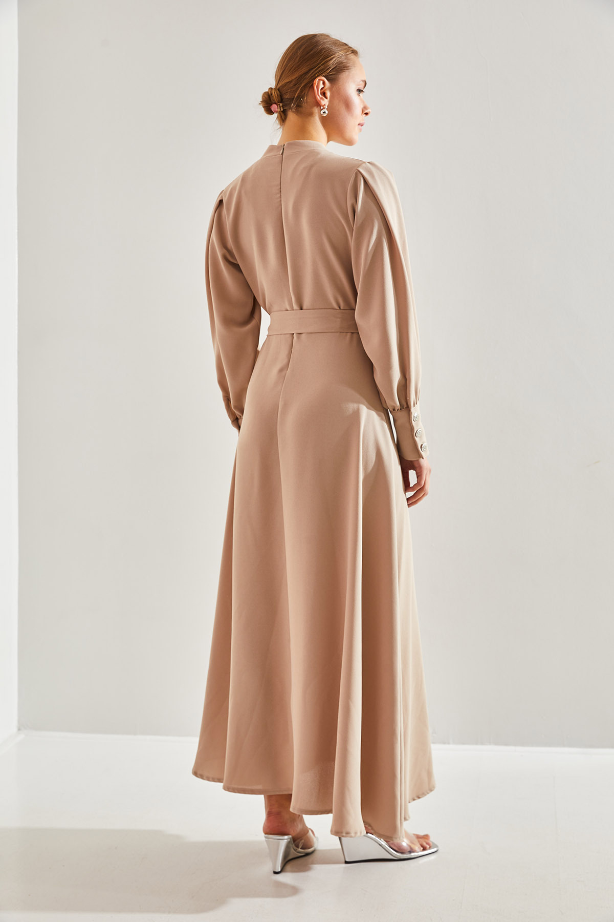 لباس زنانه لوکی مودست | 60151011 Bianco Lucci Modest - Image 5