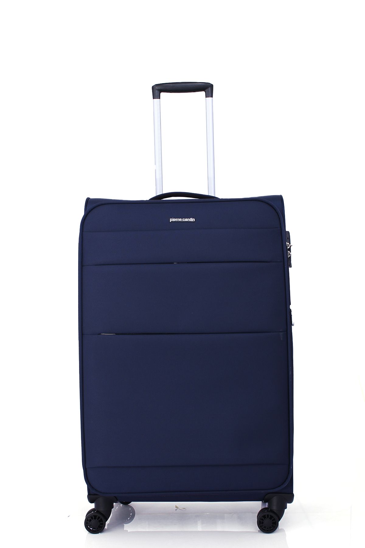 چمدان و ساک آبی مردانه زنانه 4200 3 Set Ultra Light Luxury پارچه چرخدار Pierre Cardin