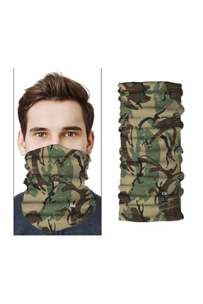 FG KONNİCHİWA Kamufulaj Motor Bisiklet Yüz Maskesi Outdoor Buff Boyunluk Band...