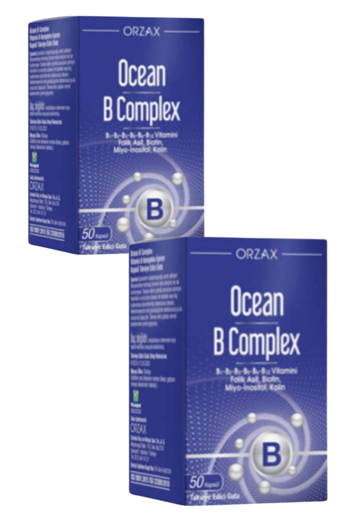 Ocean B Complex, 50 капсул, пищевая добавка