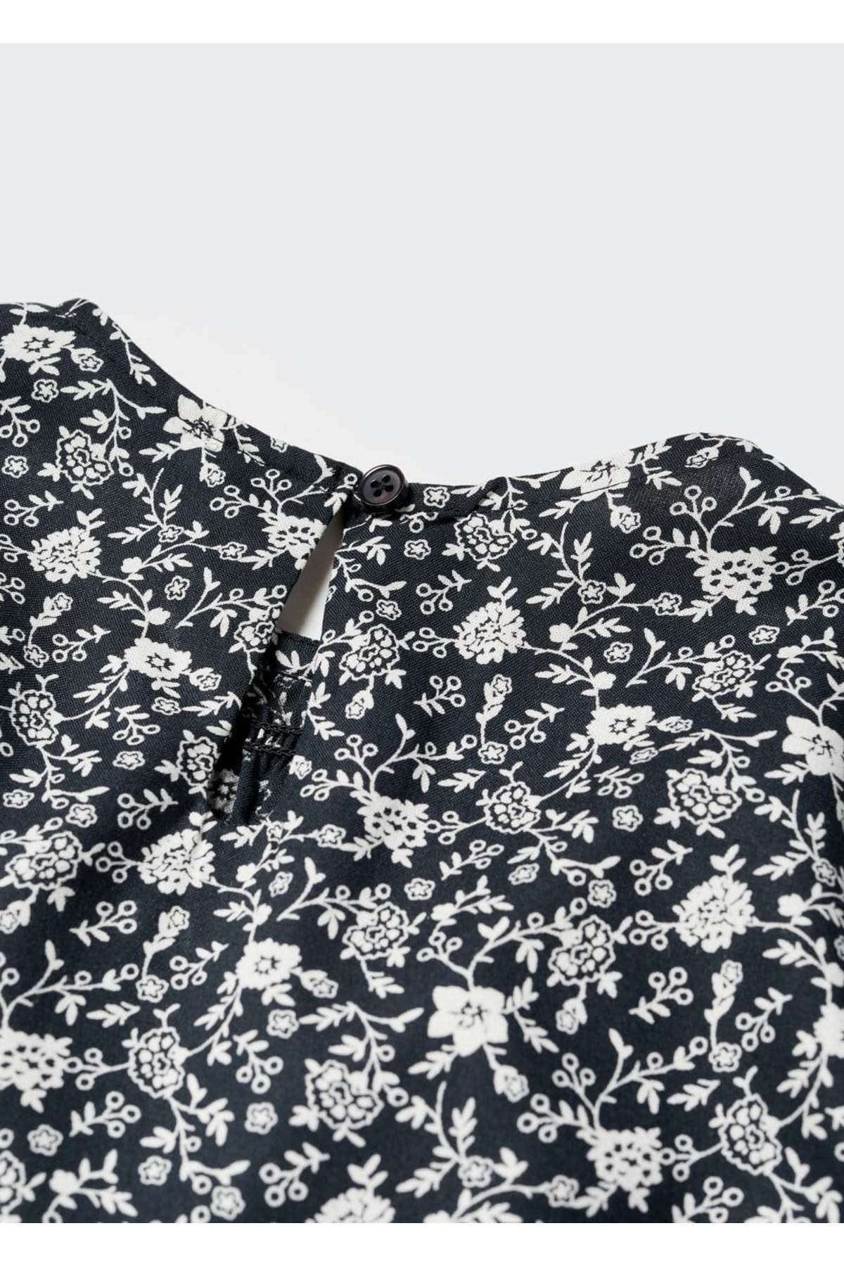 لباس مجلسی دخترانه مشکی منگوMANGO Kids | 57093268 اورجینال - تصویر 6