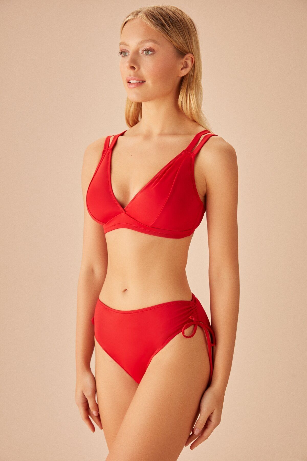 SUWEN-Oldalt összegyűjtött bikini alsó 2