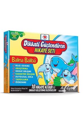 Adeda Yayınları Balina Baliba Ile Dikkatimizi Güçlendirelim (10 Kitap Takım)