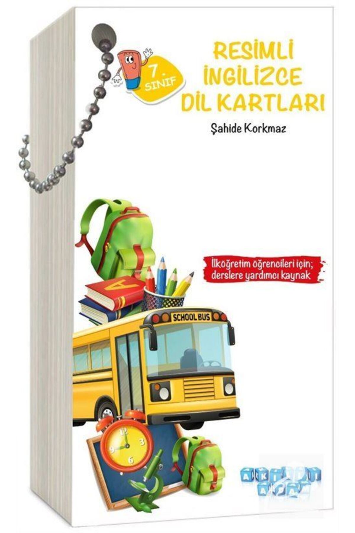 Akıllı Adam Yayınları 7. Sınıf Resimli Ingilizce Dil Kartları