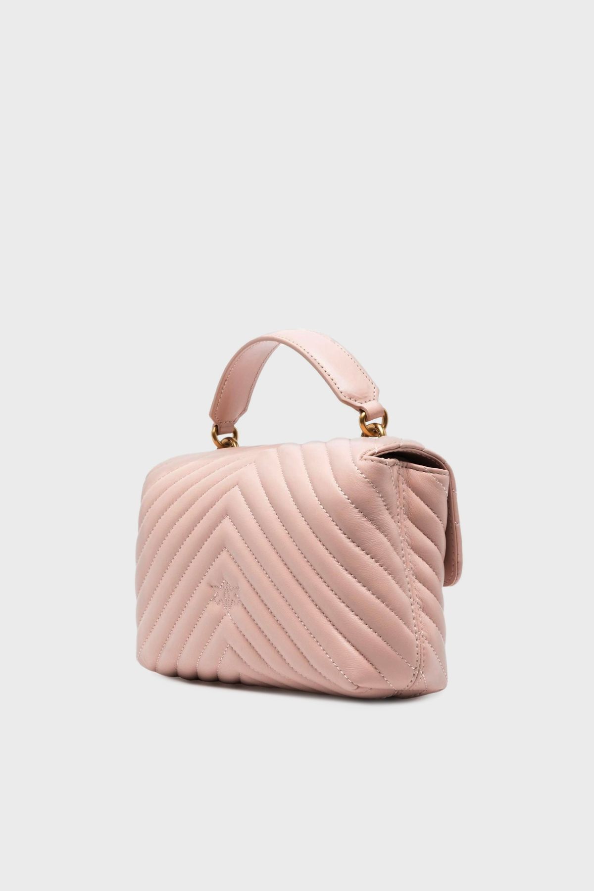 PİNKO-Tasche aus echtem Leder mit Pinko-Logo und abnehmbarem Kettenriemen 100044   A0GK O81Q 4