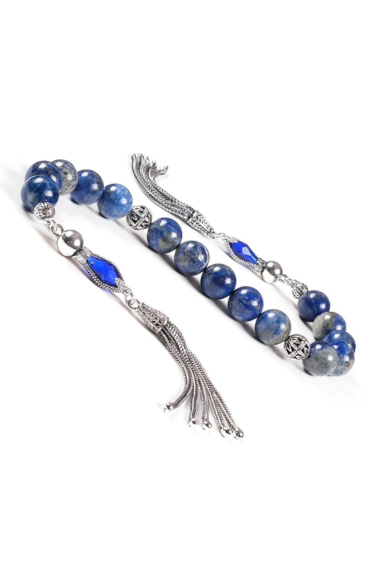Special Design Zaza Rosary in Natural Lapis Stone