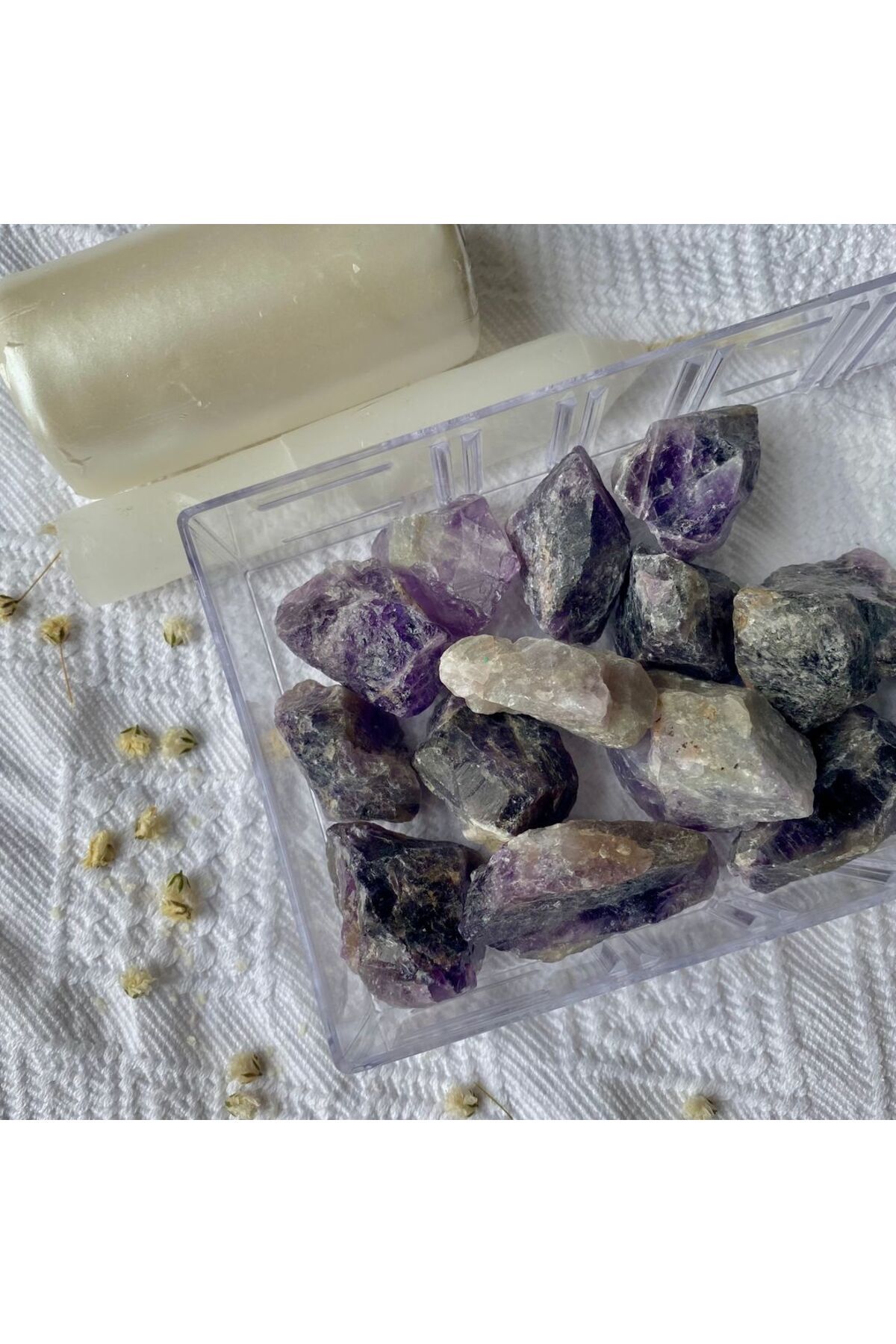 Elifsu Jewelry Ametist Taşı Ham Doğal Taş