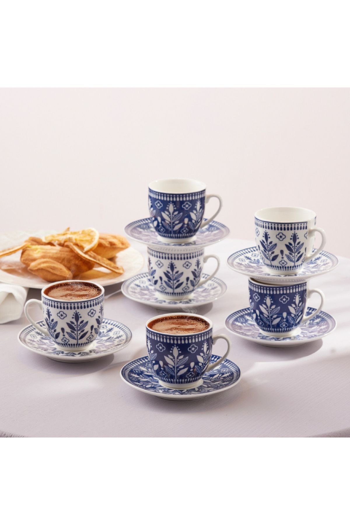 Karaca-Peyker Kaffeetassen 6 Kişilik Set, 85 ml 3