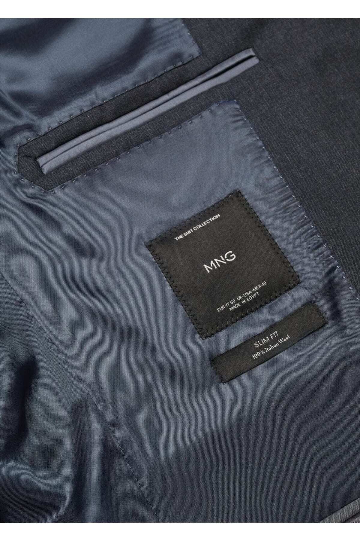 MANGO Man-Bunda Blazer ze 100% čisté vlny 6