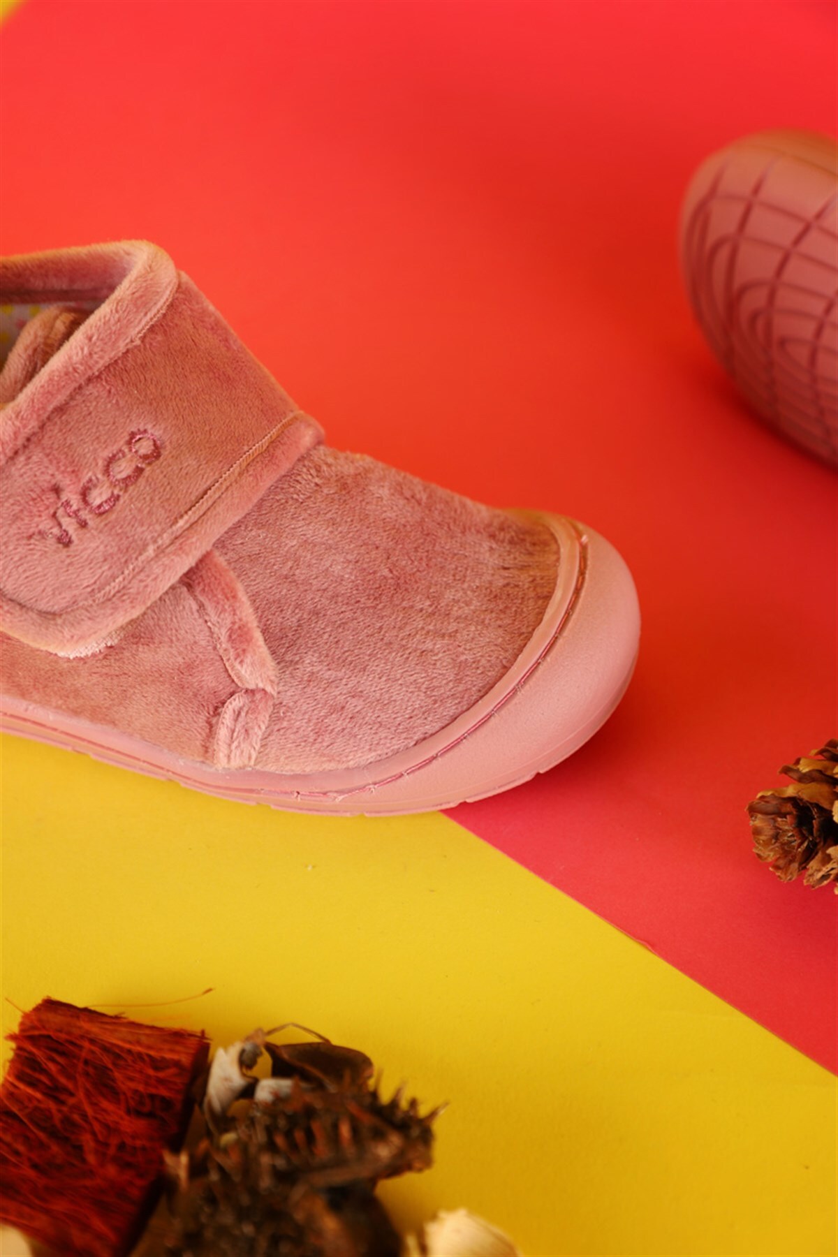 21-30 Numara Kız Çocuk Pembe Color Panduf 2
