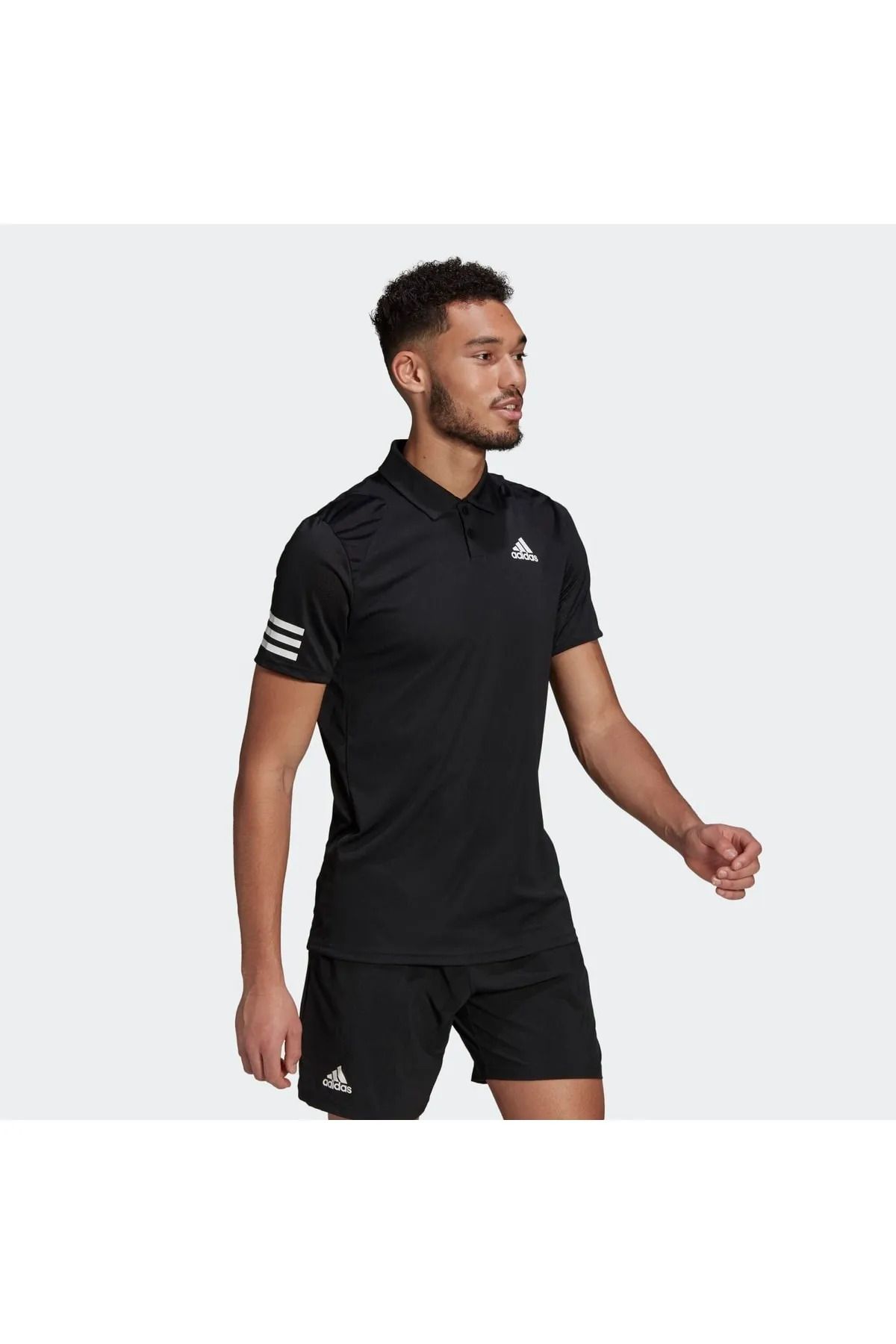 adidas Tennis Club 3 stripes Erkek Siyah Polo Ti ort Gl5421 Fiyat Yorumlar Trendyol