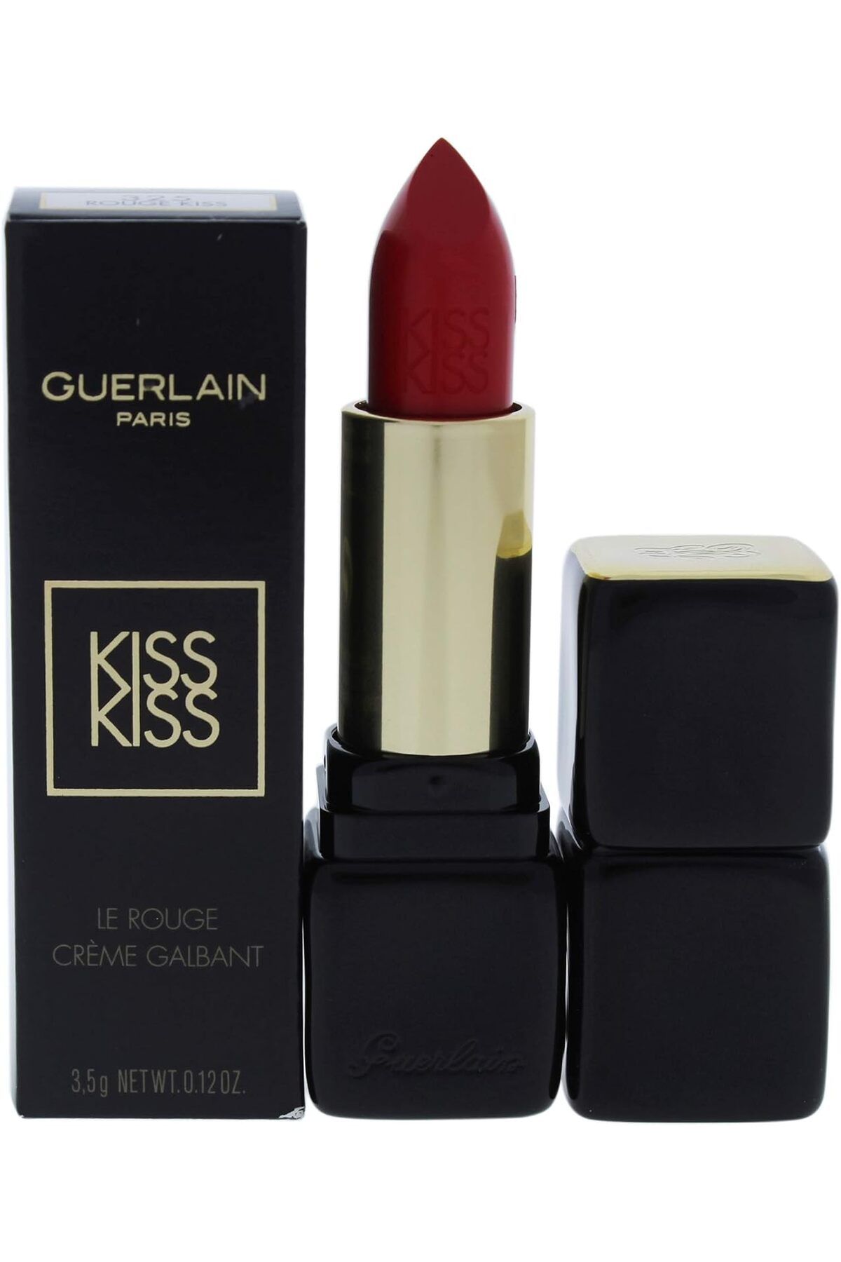 رژ لب KissKiss - درخشش و رایحه وانیل، بنفش و میوه های قرمز Guerlain