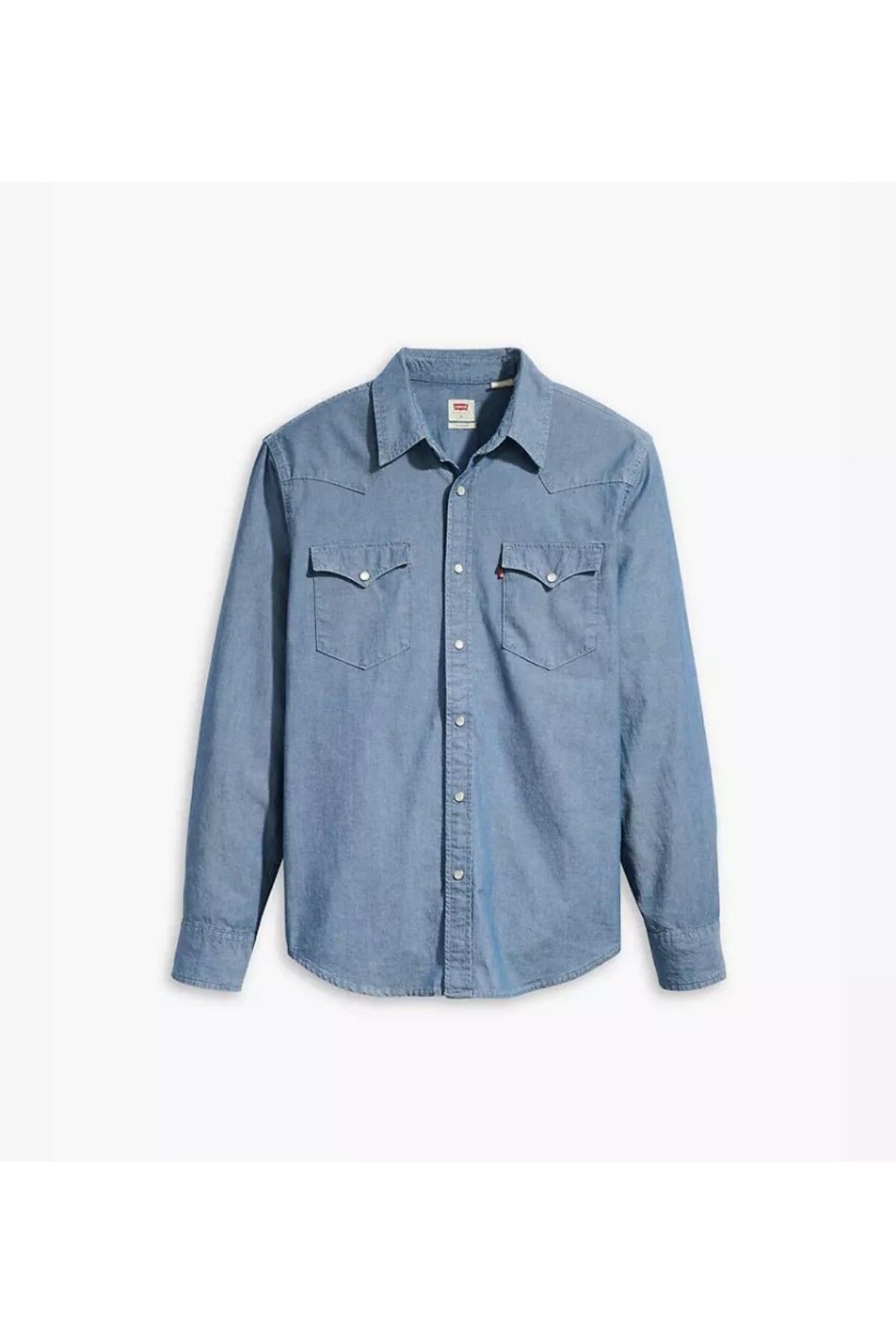 پیراهن / بلوز دکمه دار آبی مردانه کلاسیک Western Standard Lt Chambray Levi's