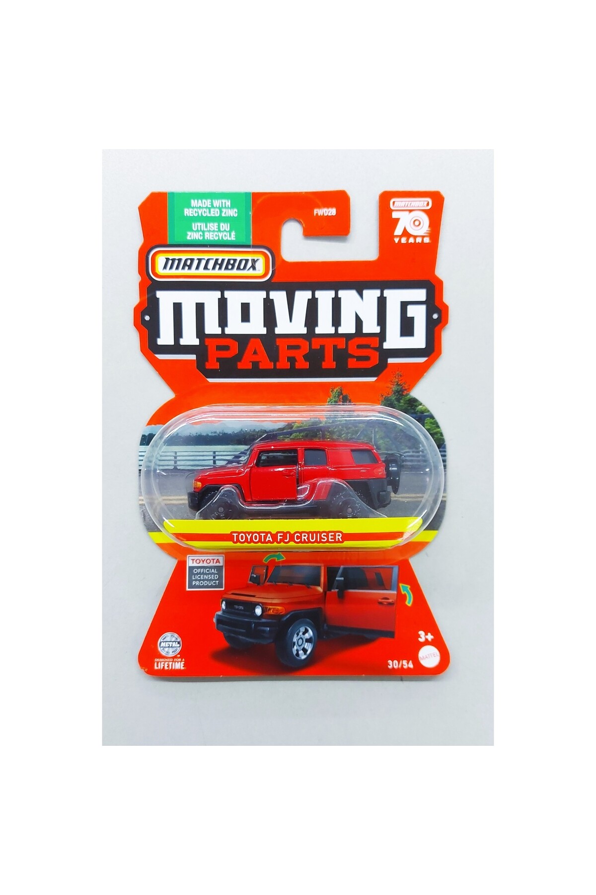 Matchbox Toyota Fj Cruiser - Moving Parts Model Araba 1:64 7cm