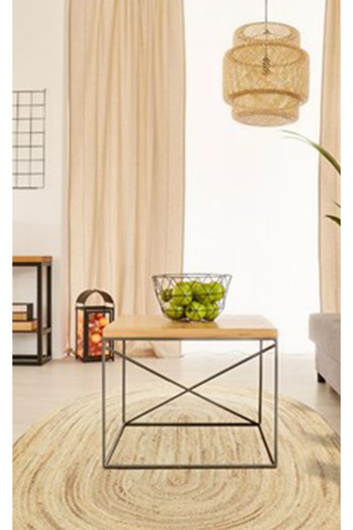 Eco Carpet JUNO ECH 01E NATURAL Hand Woven Natural Jute Straw Carpet