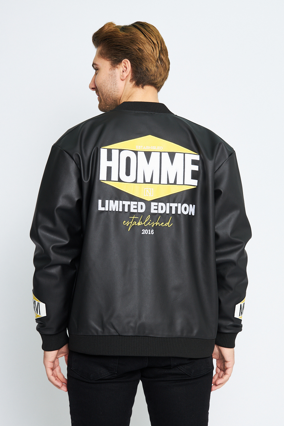 ژاکت مردانه مشکی NEWLAKER | NL-DC01 اورجینال - تصویر 2