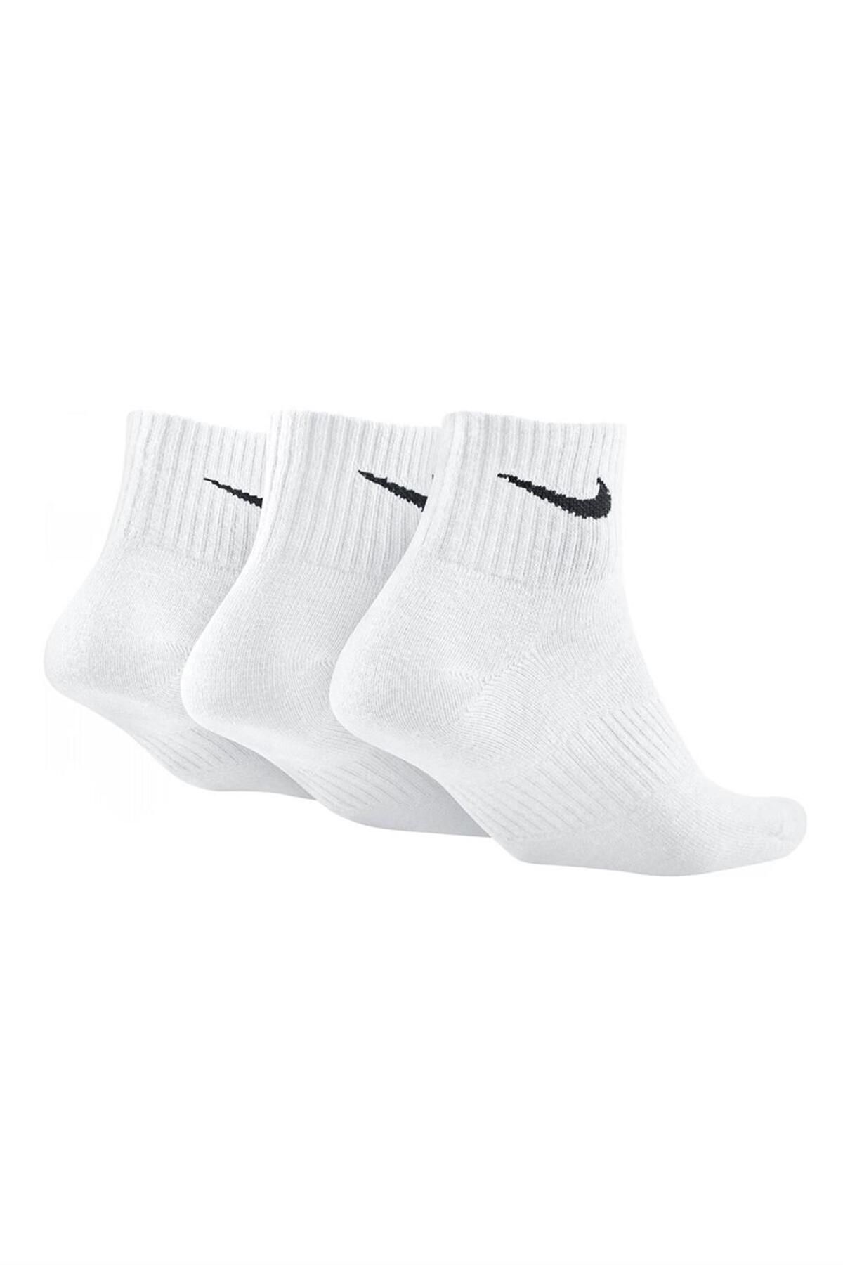 Nike U Nk Perf Ltwt Qt 3 Piece White Ankle Socks Sx4706 101 Trendyol
