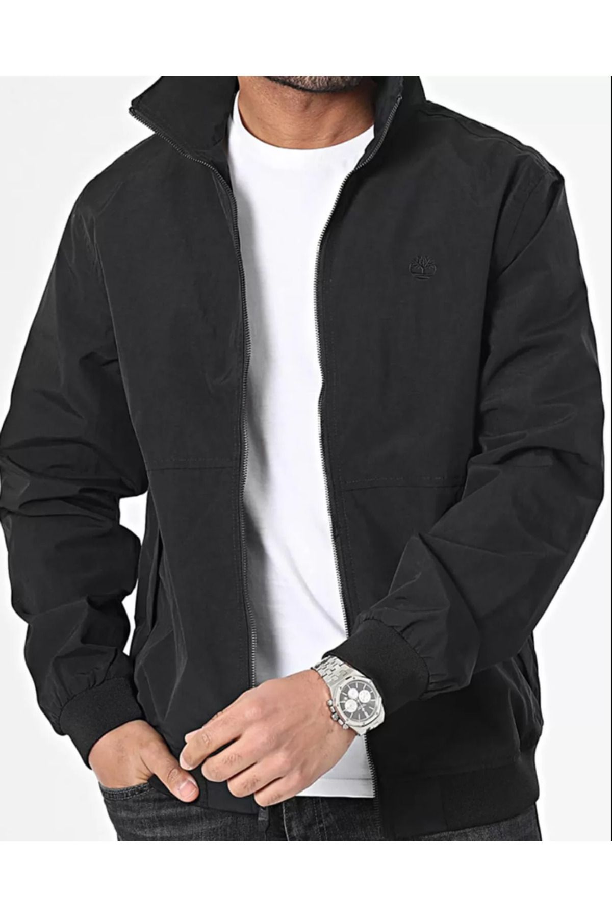 Timberland black jacket best sale