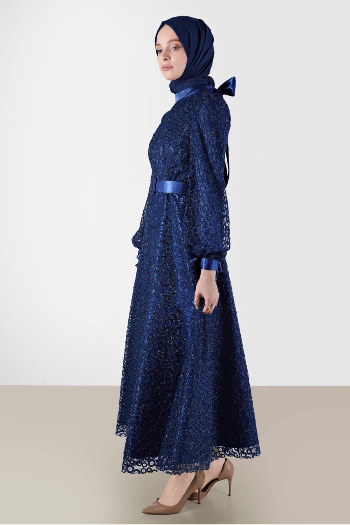 مانتو ابایا زنانه آلوینا | 22YABL0050256 Alvina - Image 3