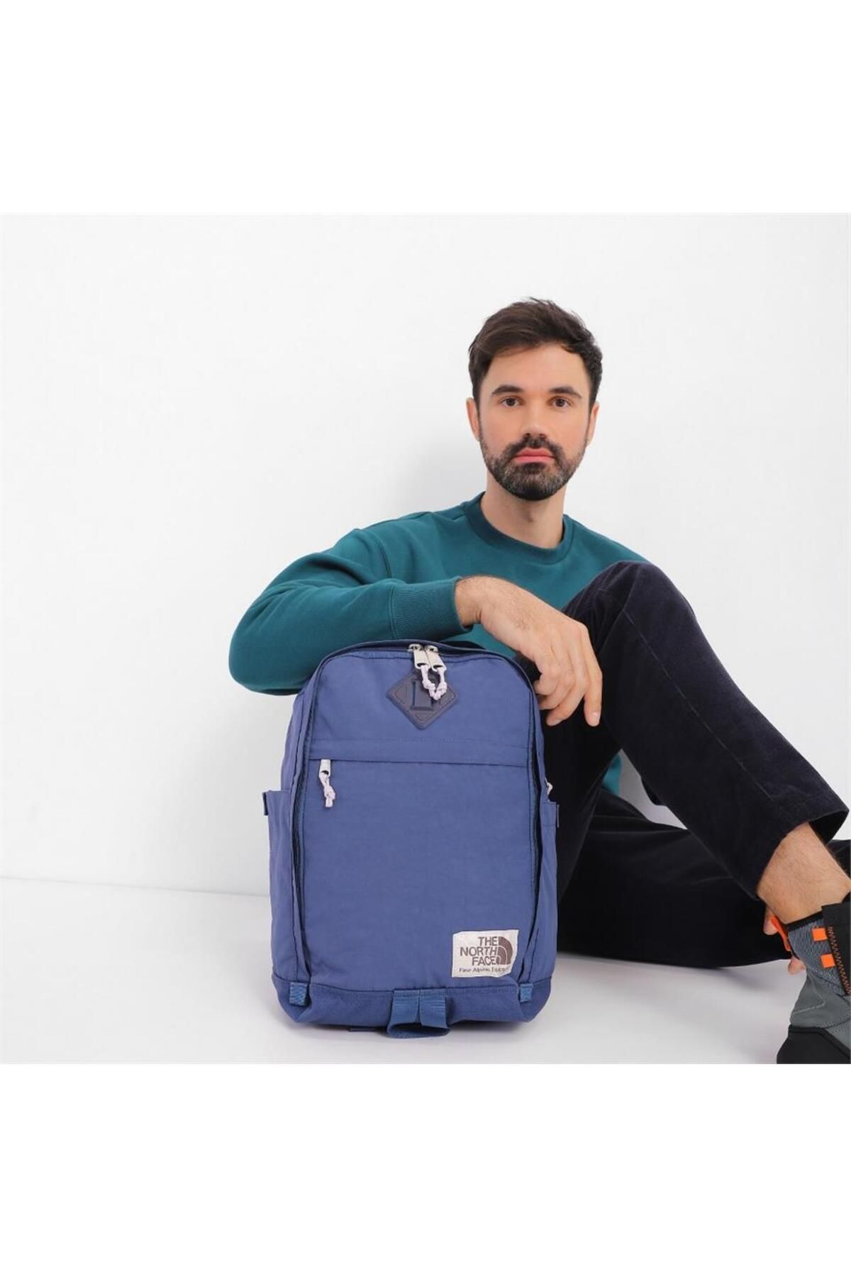 The North Face Berkeley Daypack Backpack Navy Blue Trendyol