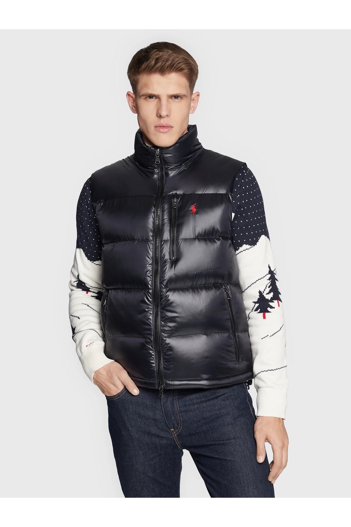 Ralph lauren black vest top