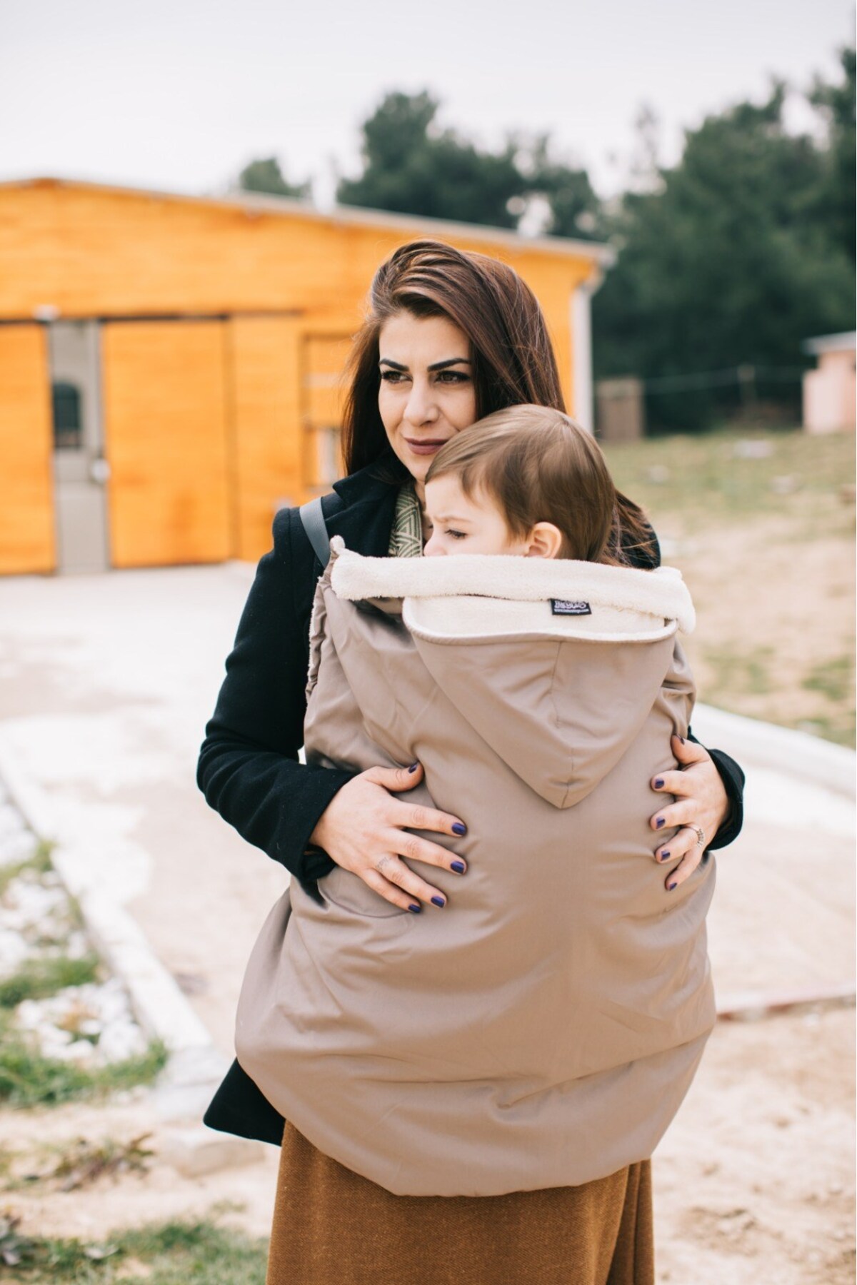 Neko Sling Ve Puset Örtüsü - Taupe fotoğrafı 2 (önizleme)