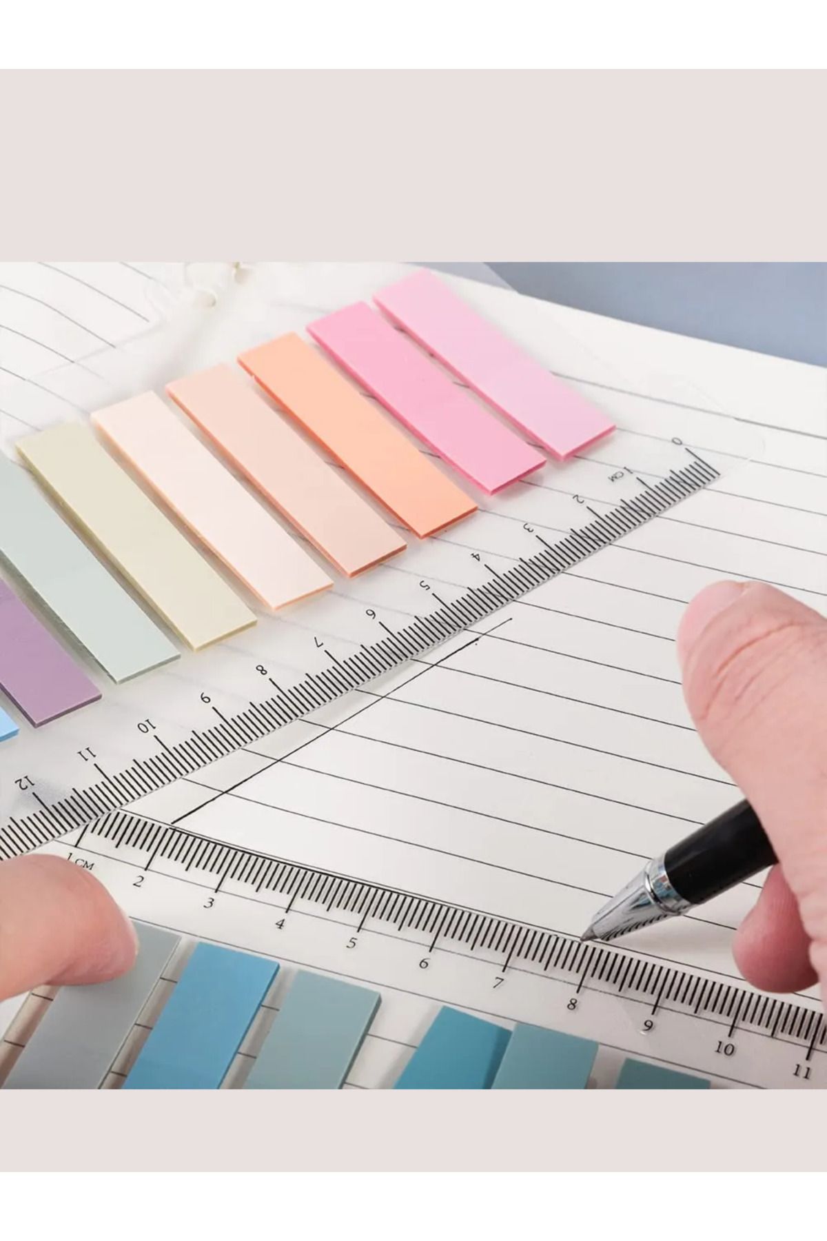 EZOSHOP-Set of 2 Postit and Karenot Small Size Transparent Leaf Note Paper Stationery Post It Mixed Set 13 4