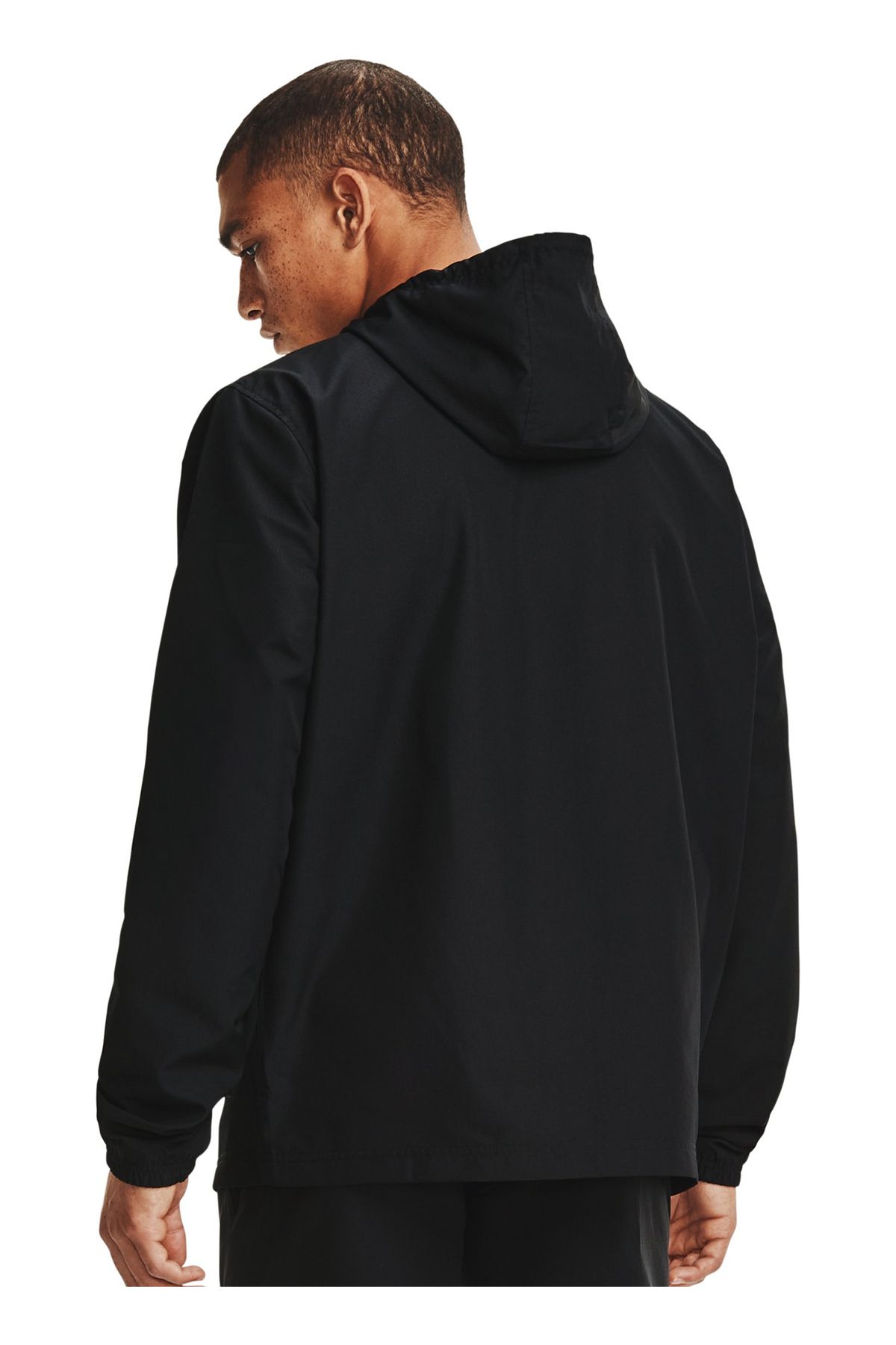 بارانی و بادگیر مشکی مردانه یقه سیاه با سیم پیچ فراوان 1361621 001 UA Sporttyle Under Armour