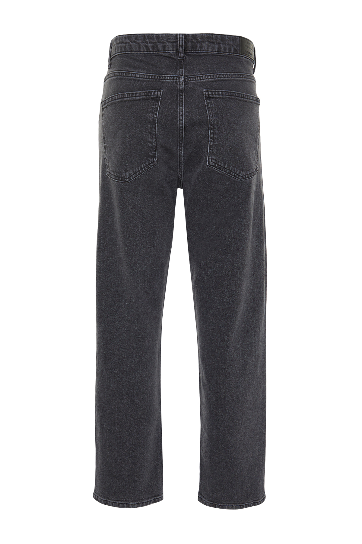 TRENDYOL MAN Antrasit Baggy/ 90s Straight Fit Jeans Bol Kot Pantolon