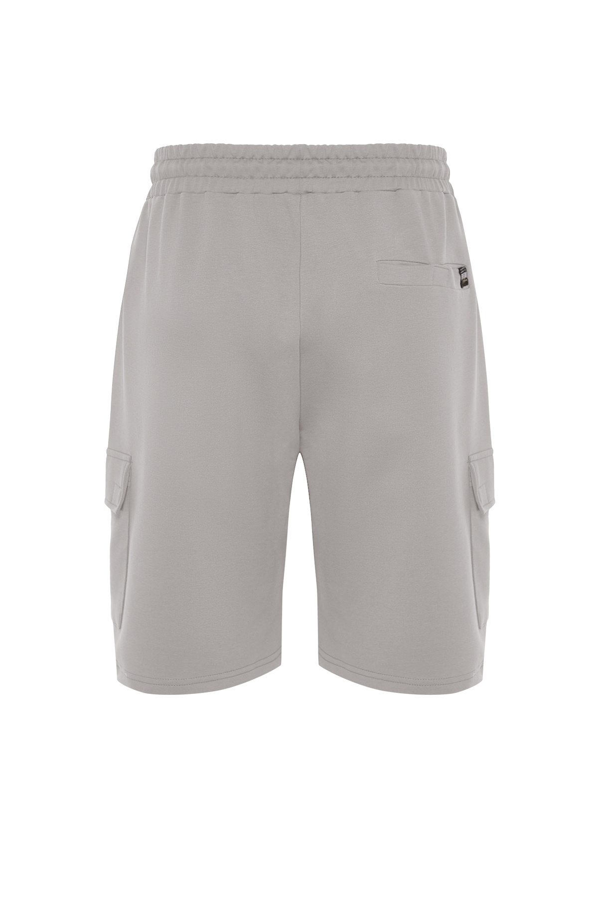 Trendyol Collection-Šedé oversize šortky se skrytou šňůrkou a gumovým pasem – kapsa na náklad, s označením TMNSS24SR00018 8