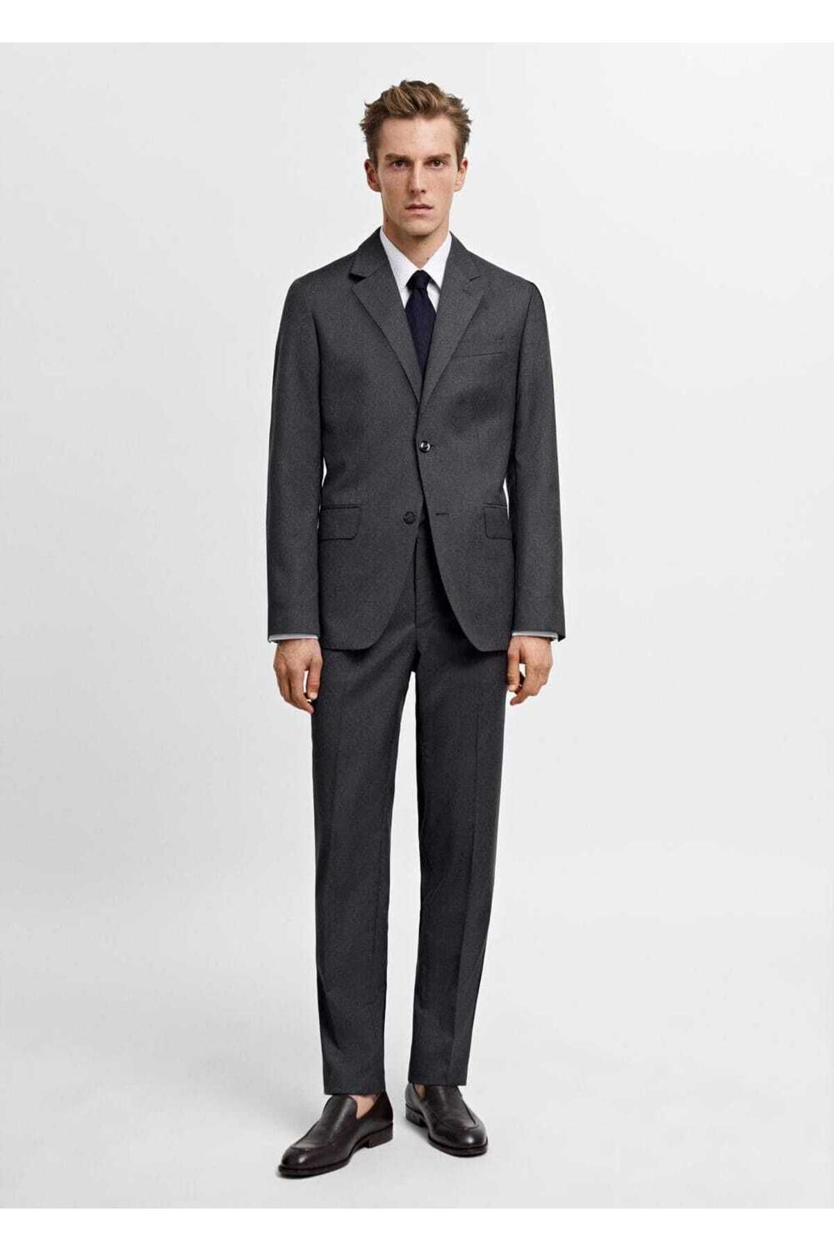 MANGO Man-Bunda Blazer ze 100% čisté vlny 2