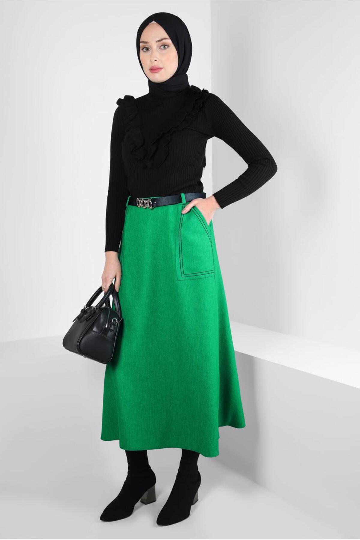 دامن زنانه آلوینا | 23KETK0060334 Alvina - Image 3