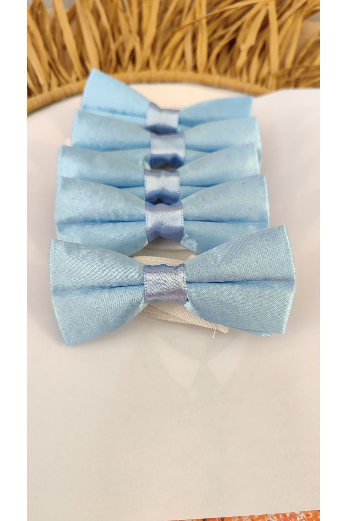 Monkabox Pachet De 5 Papioni Pentru Copii Baby Blue Masculin - Single Dimension