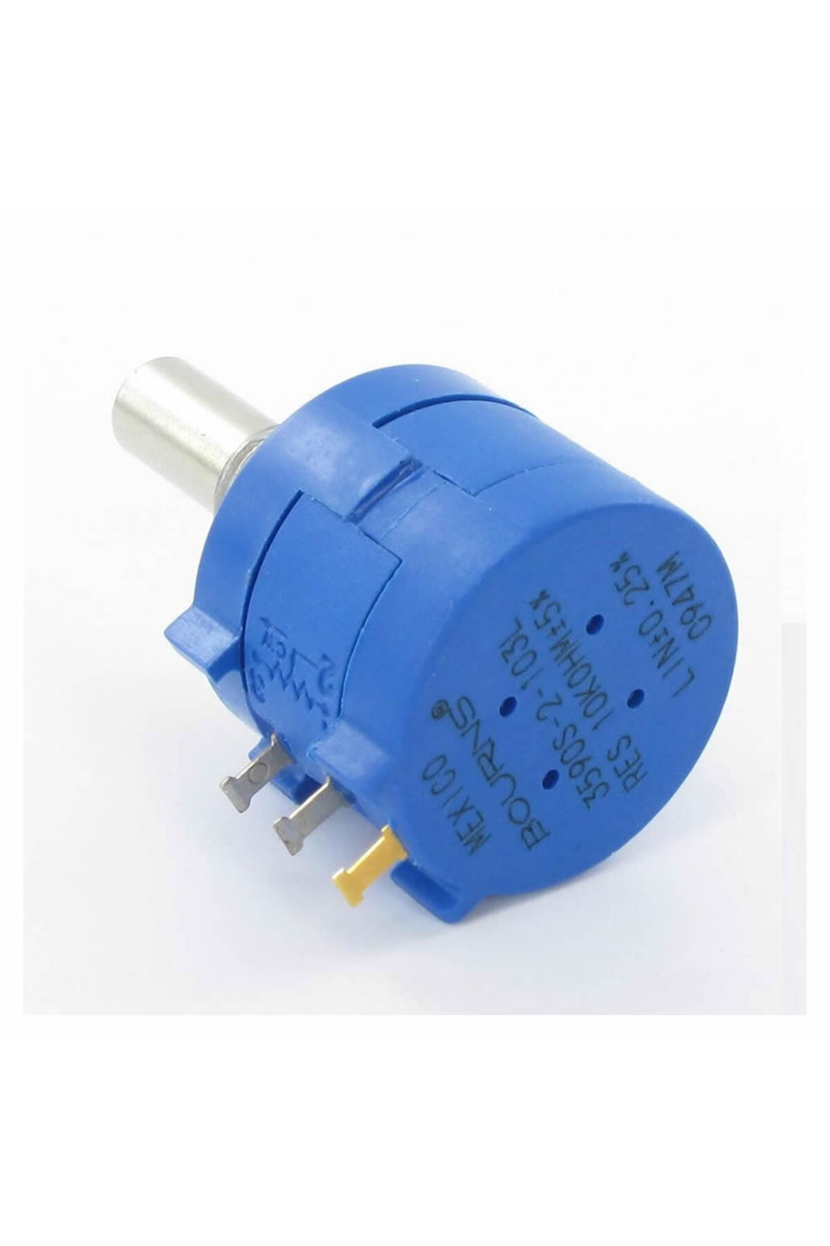 3590S-2-103L 10Kohm 10 Tur Potansiyometre Panel Montaj Hassas 360 Derece Döner Mil Ayarlanabilir 2