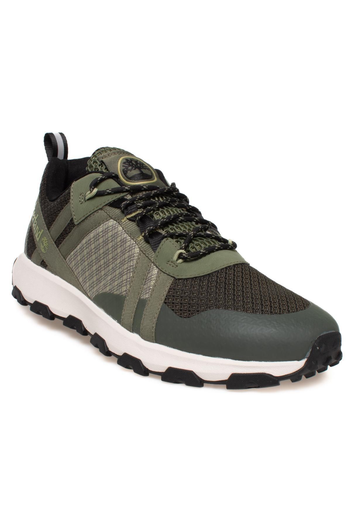 کفش اسپرت مردانه سبز Tb0A6B3H Winsor Trail Low Lace Up Sneak Timberland