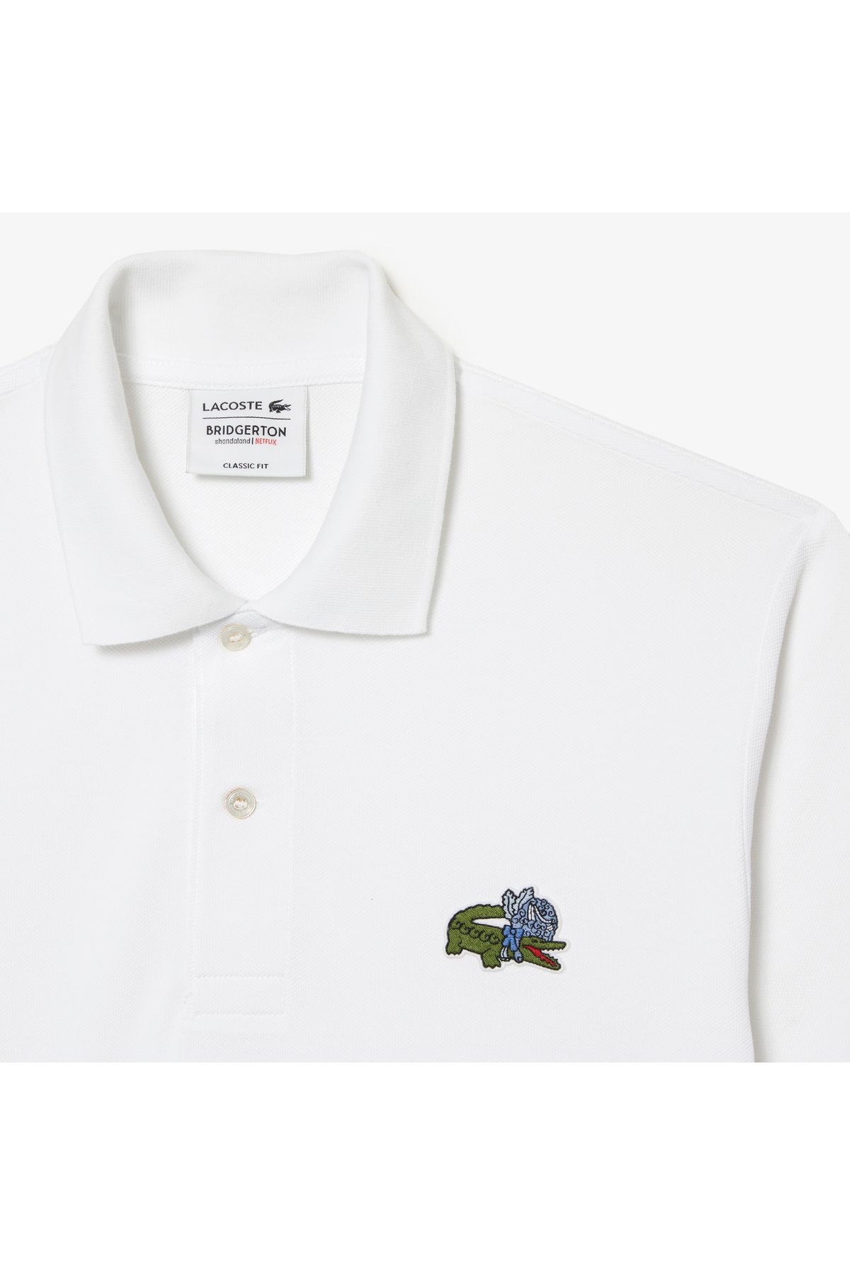 Lacoste X کلاسیک مناسب مردان Netflix چوگان سفید