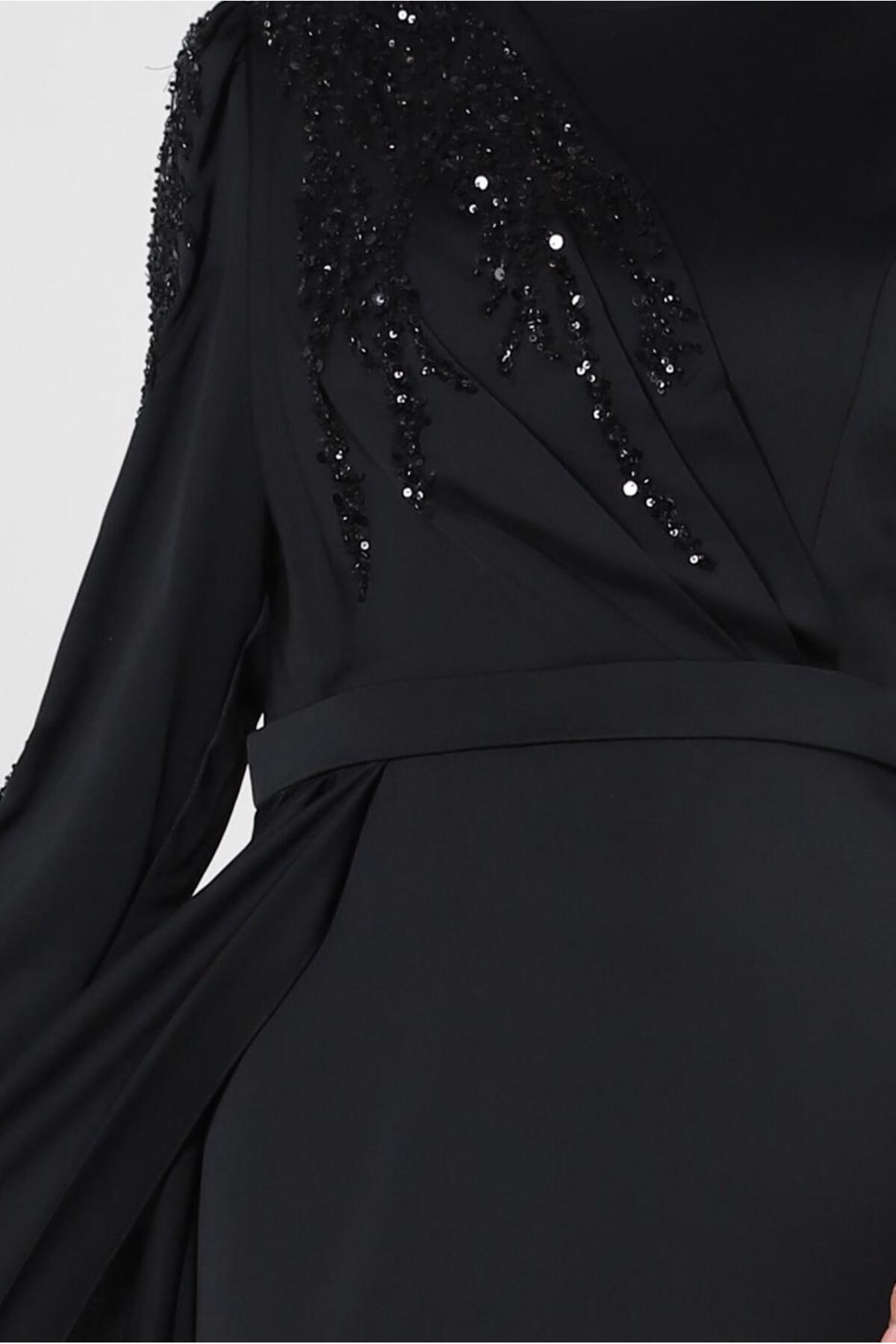 مانتو ابایا زنانه آلوینا | 23YABL0050319 Alvina - Image 4