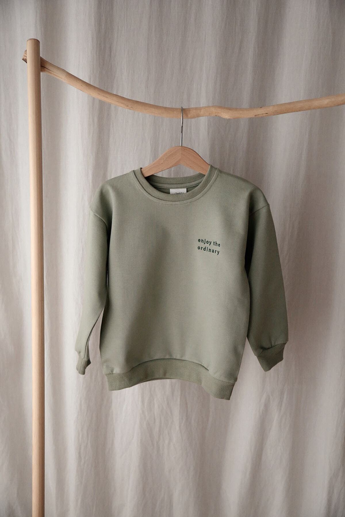 سویشرت پسرانه سبز Tarkito Organic | tsweat01 اورجینال - تصویر 2