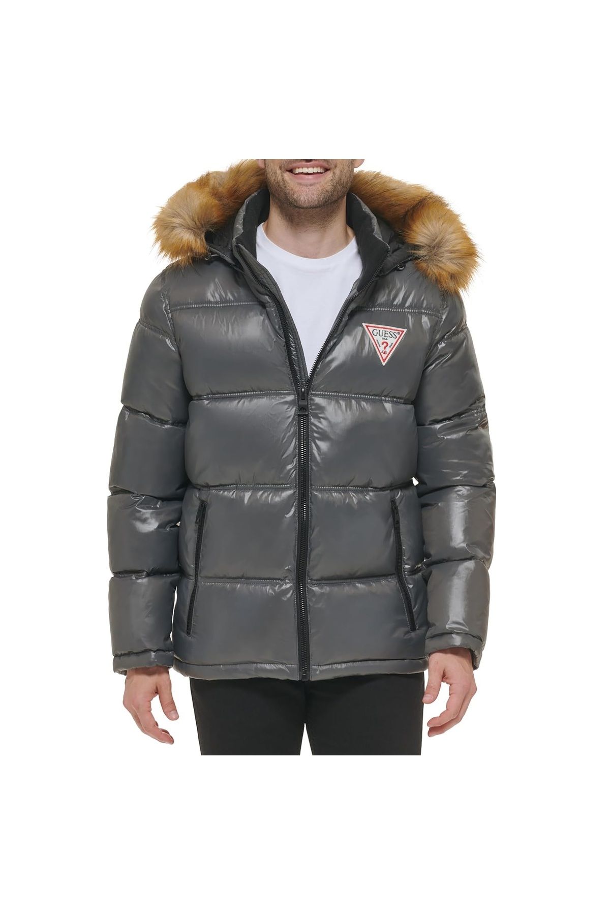 Guess gray jacket hot sale