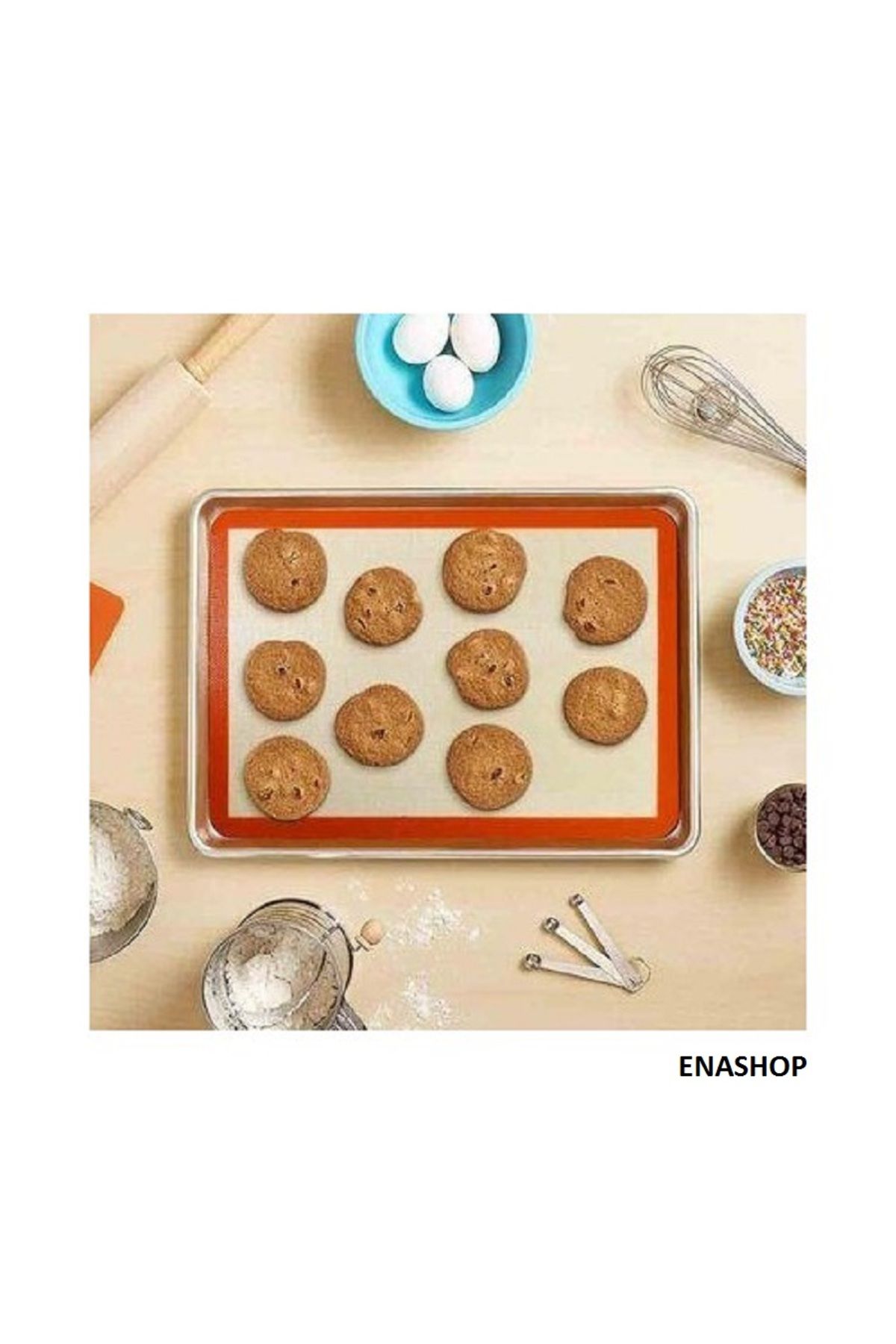 ENASHOP-سجادة فرن مبتكرة للعملية في المطبخ والطهي الصحي 2
