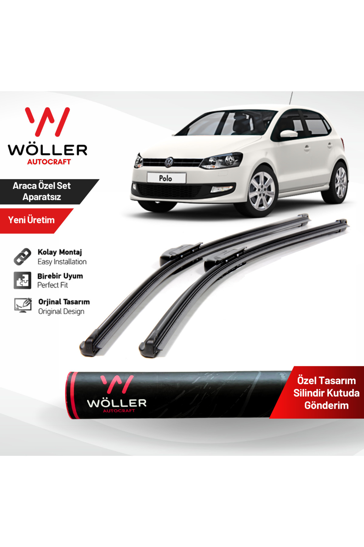 wöller Volkswagen Polo Silecek 2010 2017 Silecek Takımı Araca Özel