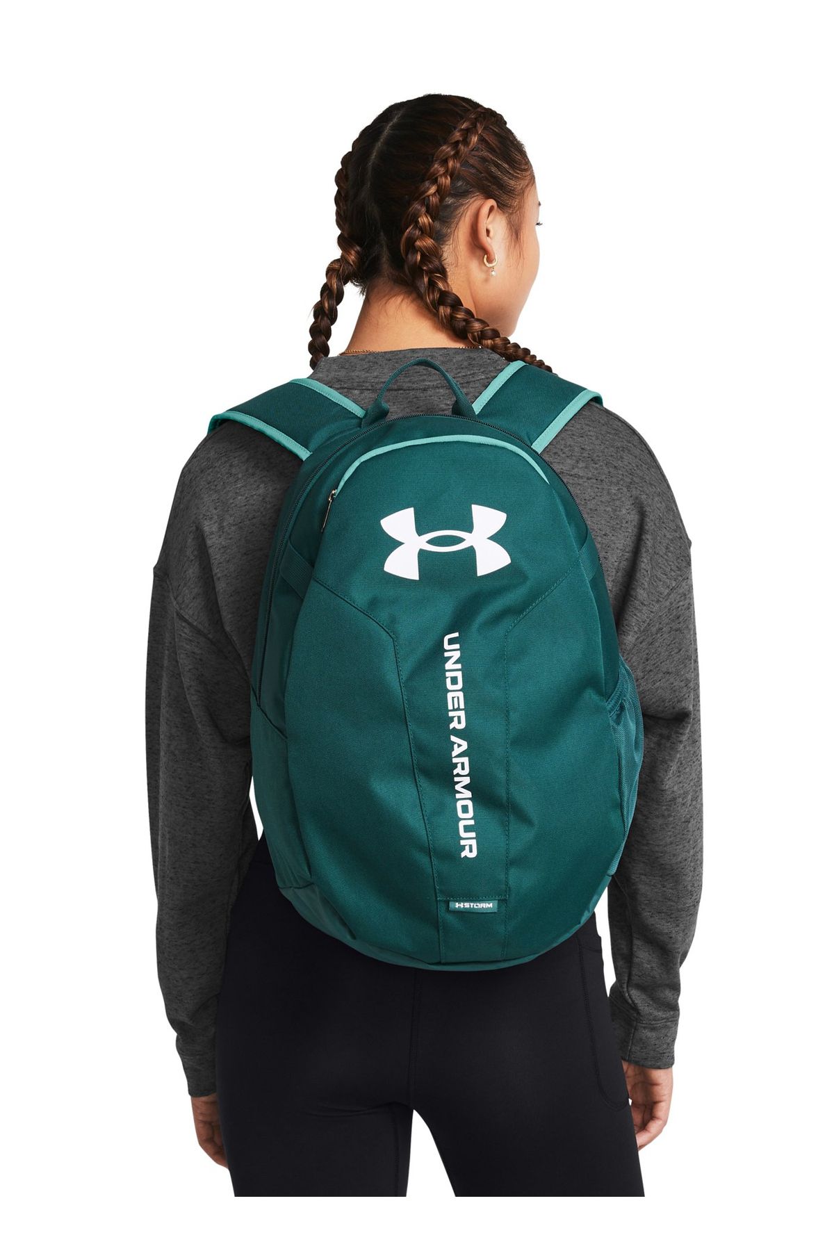 کوله پشتی آبی مردانه و زنانه بنزین 17x31x47 سانتی متر 1364180 449 UA Hustle Lite Under Armour