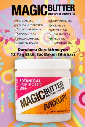 - Magic Butter 12 Yağ Etkili Onarıcı Ve Yapılandırıcı Durulanmayan Saç Bakımı 250 Ml 8683071840496