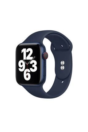 S/m Beden Apple Watch 2 3 4 5 6 Uyumlu Se 38 Mm 40 Mm Spor Sililkon Kordon HappyCase38mm/s-m