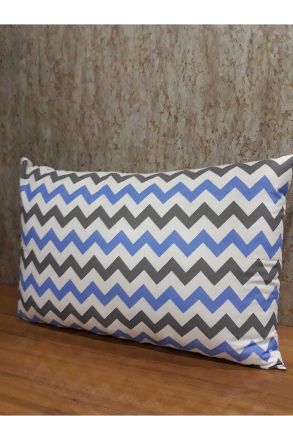 üntaş-Life Single Elastic Sheet + 1 Pillow Case Blue Gray Eavizikzak07 3