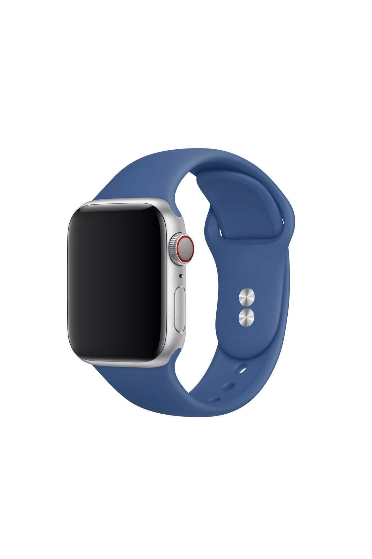 Bili im Akademi Apple Watch 2 3 4 5 6 Compatible Dark Blue Sports